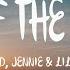 The Weeknd JENNIE Lily Rose Depp One Of The Girls Mix Lyrics